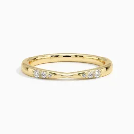 0.06CTW Lab Grown Diamond Wedding Band