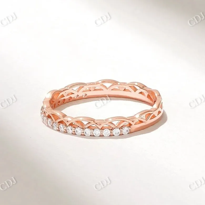 0.07CTW Irish Celtic Knot Diamond Wedding Band