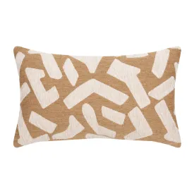 12" x 20" Elaine Smith Pillow  Fascination Caramel