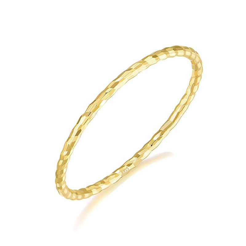 14K Gold Plated Stackable Thumb Ring