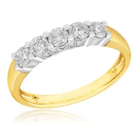 18ct Yellow Gold Diamond Ring