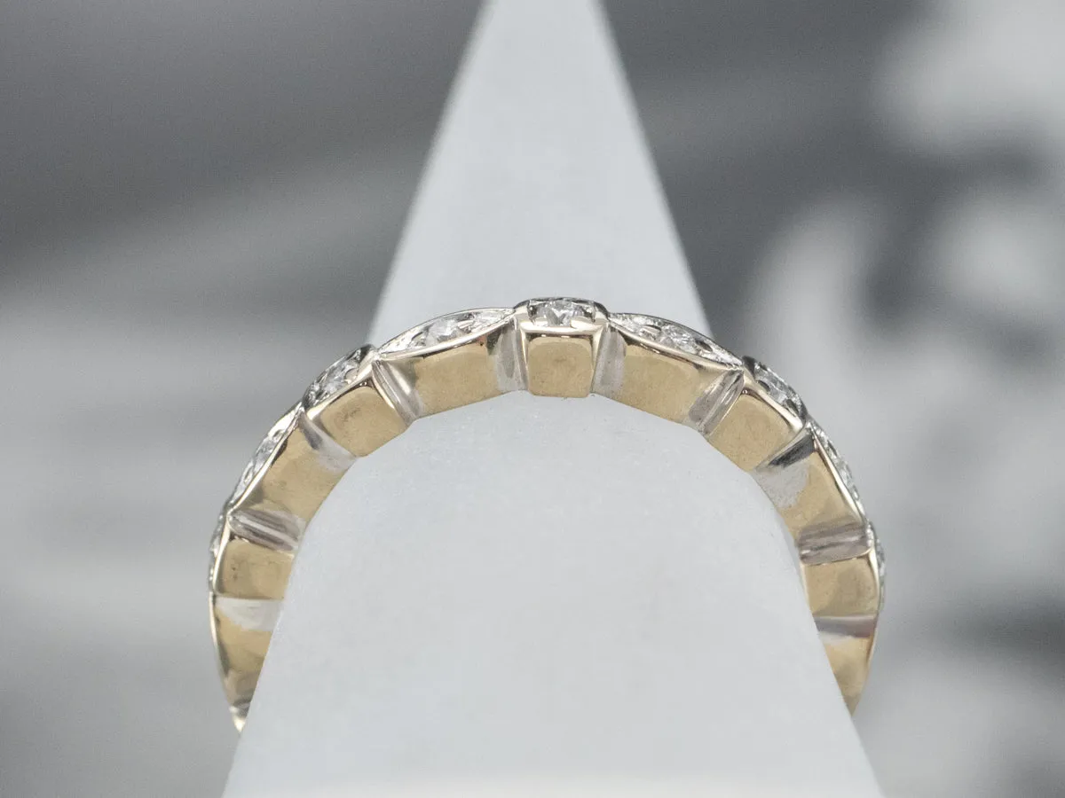 18K White Gold Diamond Eternity Band