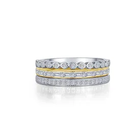 3-Piece Eternity Ring Set by Lafonn