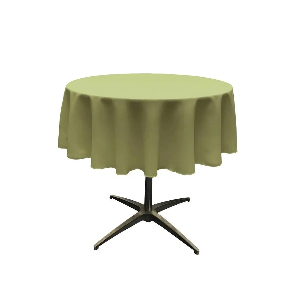 51" Polyester Round Tablecloth (18 Colors)