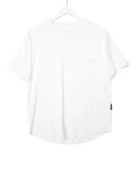 Adult Bamboo Pocket Tee - Off White