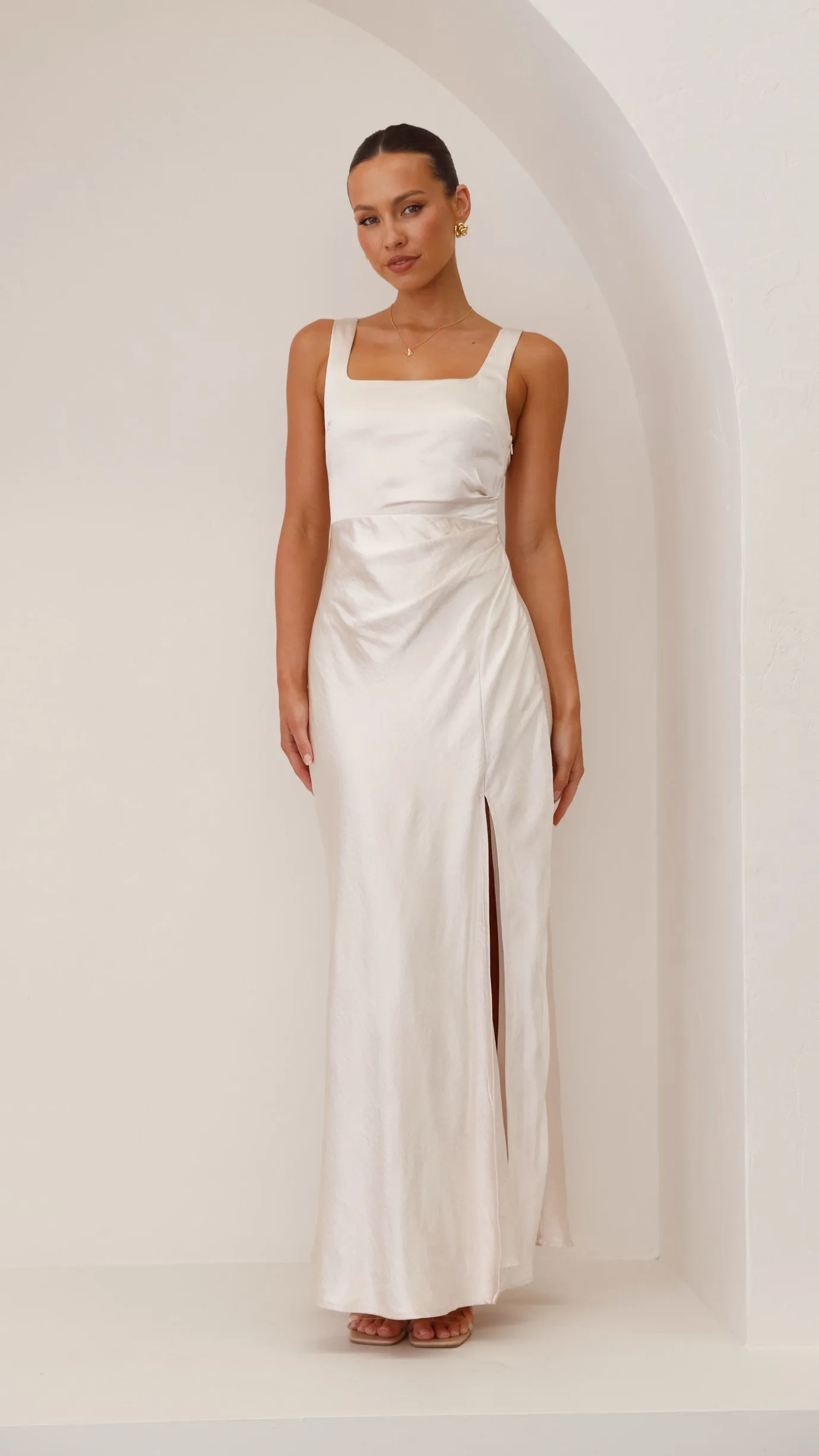 Alaria Maxi Dress - Champagne