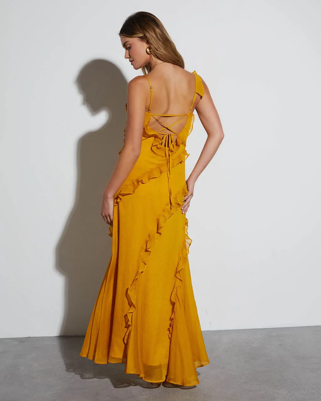 All About Love Chiffon Maxi Dress