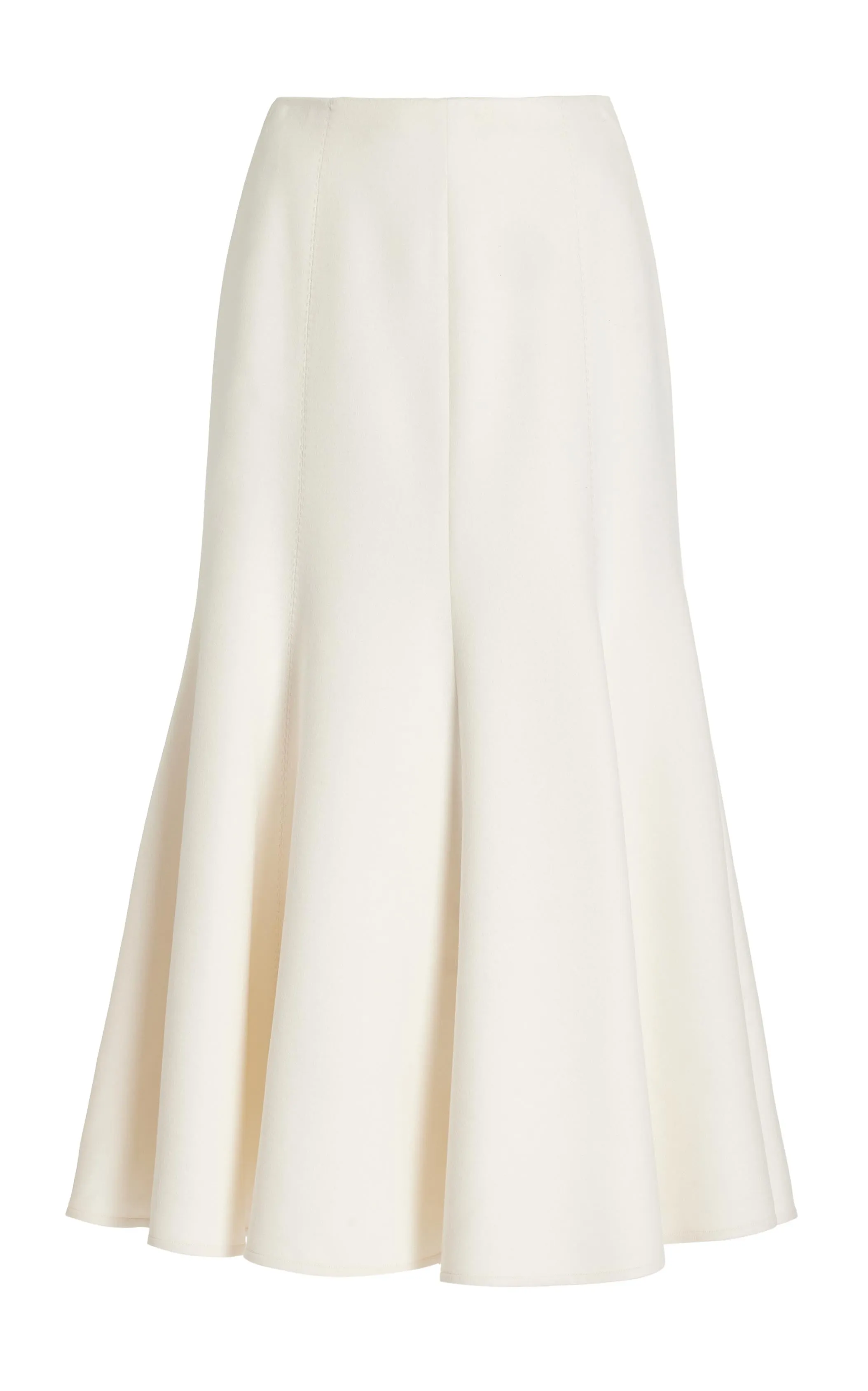 Amy Skirt in Ivory Winter Silk