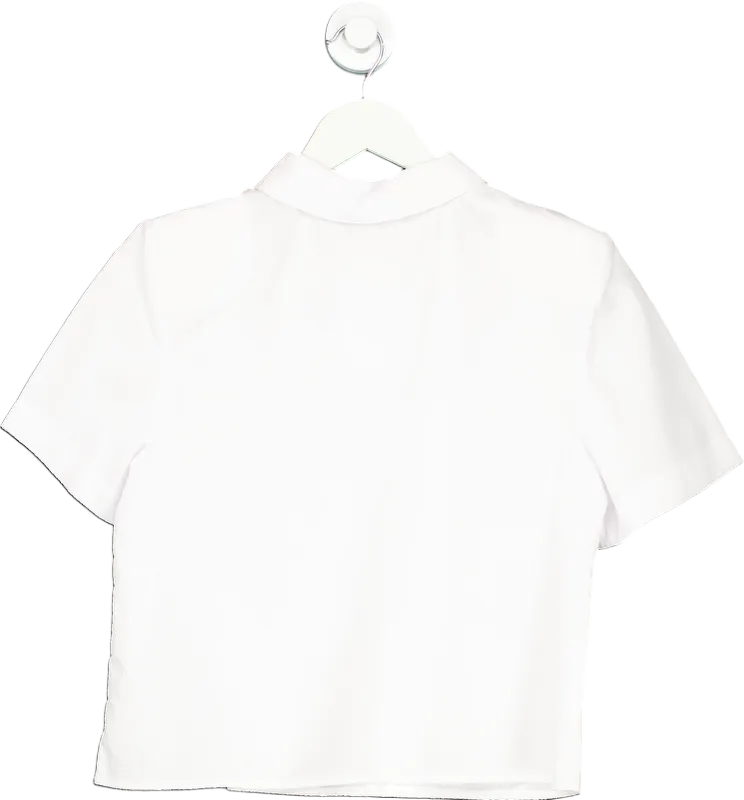 ASOS Design White Short Sleeve Shirt UK 8