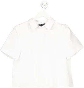 ASOS Design White Short Sleeve Shirt UK 8