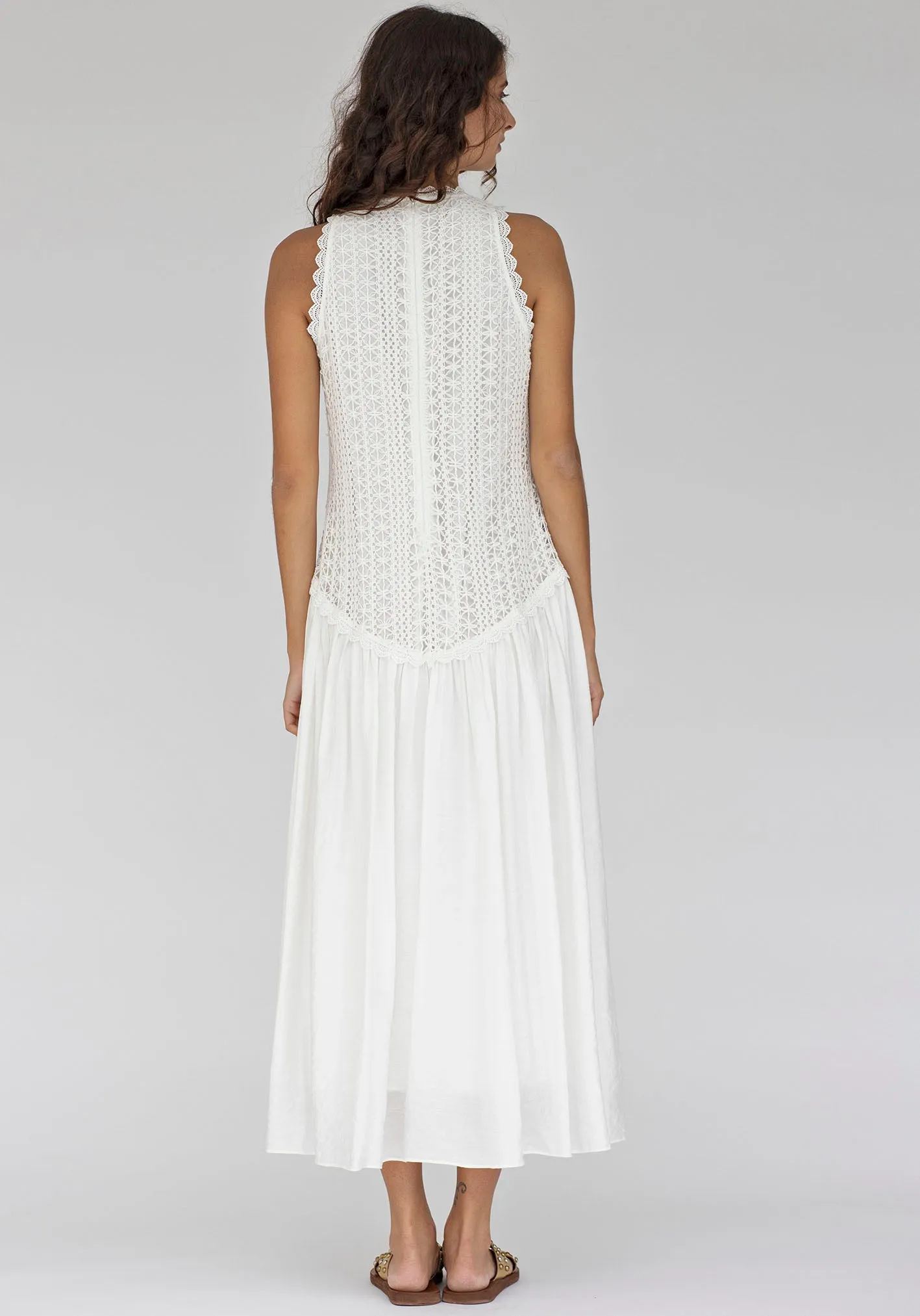 Augustine Lace Bodice Maxi Dress