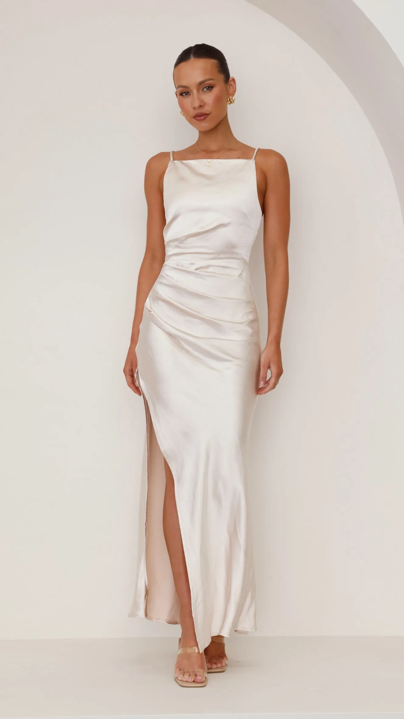 Ava Maxi Dress - Champagne