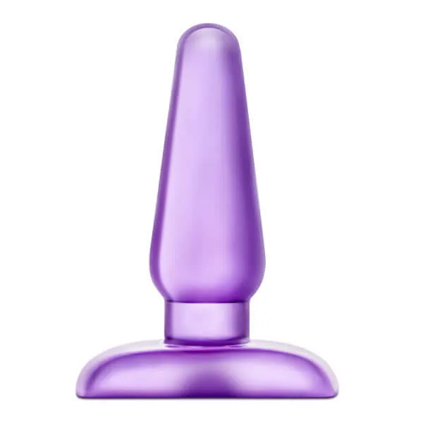 B Yours Eclipse Pleaser Medium Purple Butt Plug - Comfortable and Pleasurable Anal Play