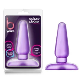 B Yours Eclipse Pleaser Medium Purple Butt Plug - Comfortable and Pleasurable Anal Play