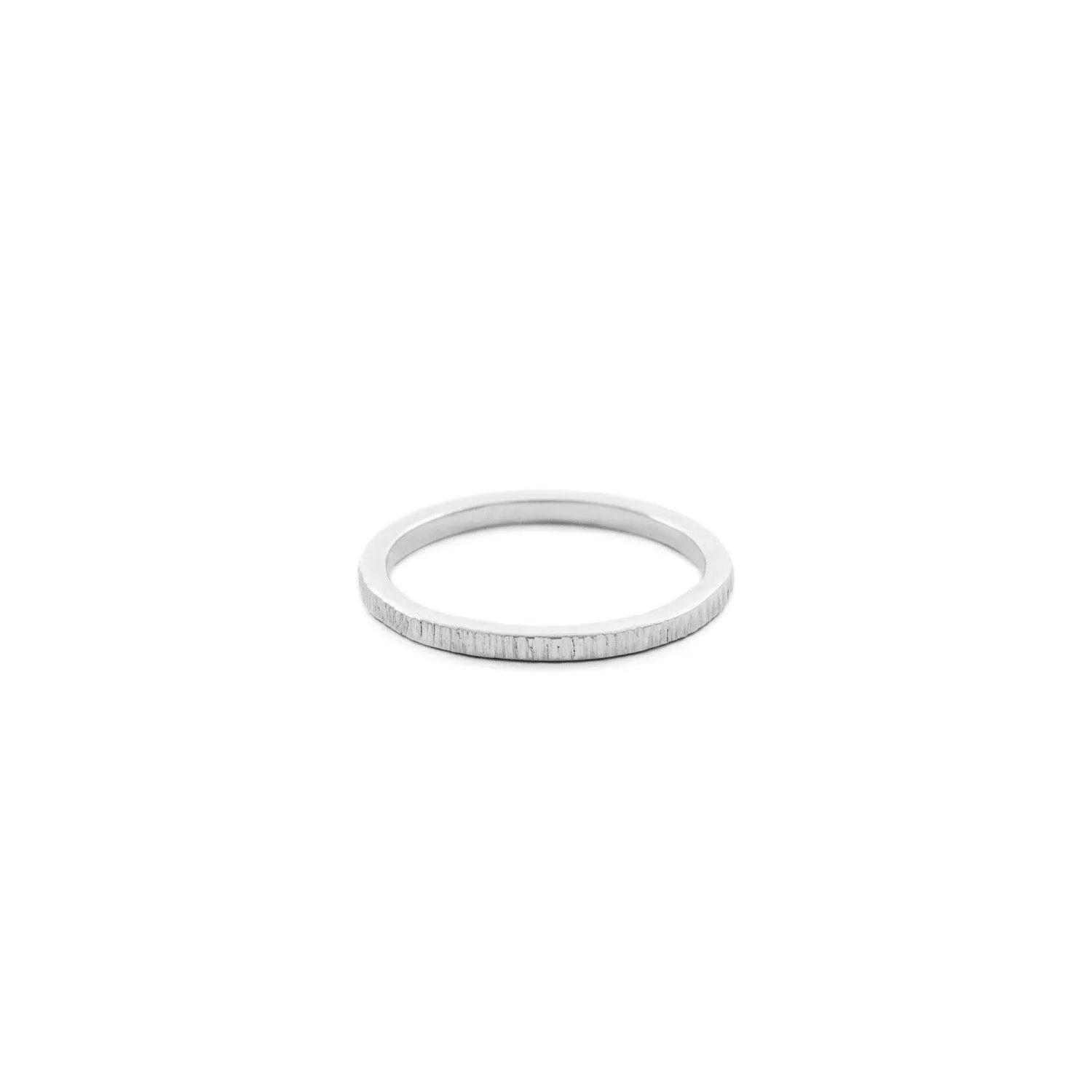 Bark 2mm Gold Wedding Band