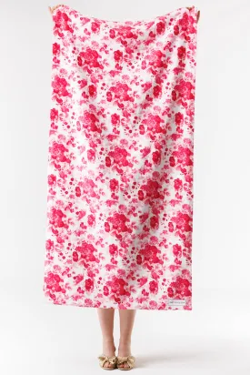 Beach Towel - Raspberry Chateau