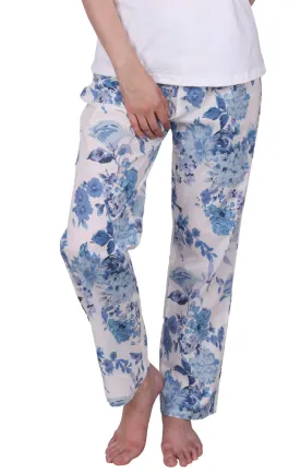 Blue Floral Printed Pyjama