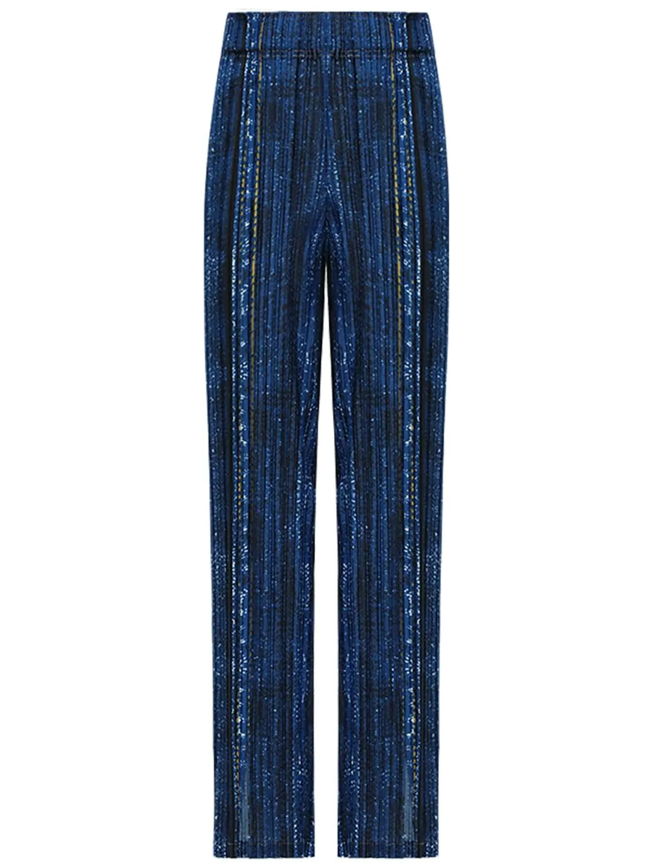 Blue High Waist Pants