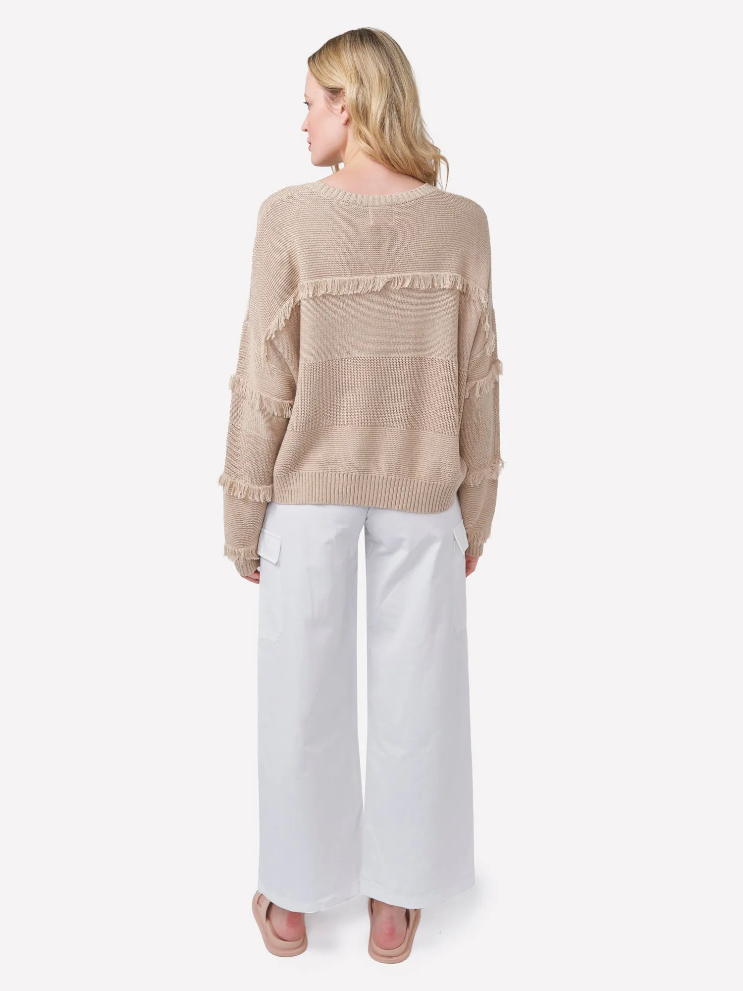 Boho Fringe Victory Crew Jumper