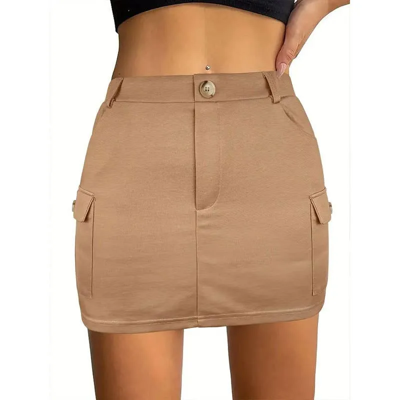 BOOTY SKIRT WITH BIG POCKETS_CWBSS0179