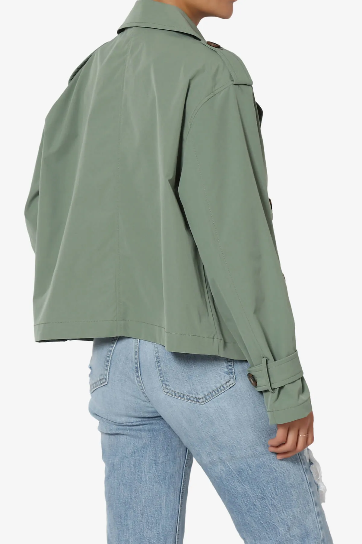 Brixton Cropped Trench Jacket