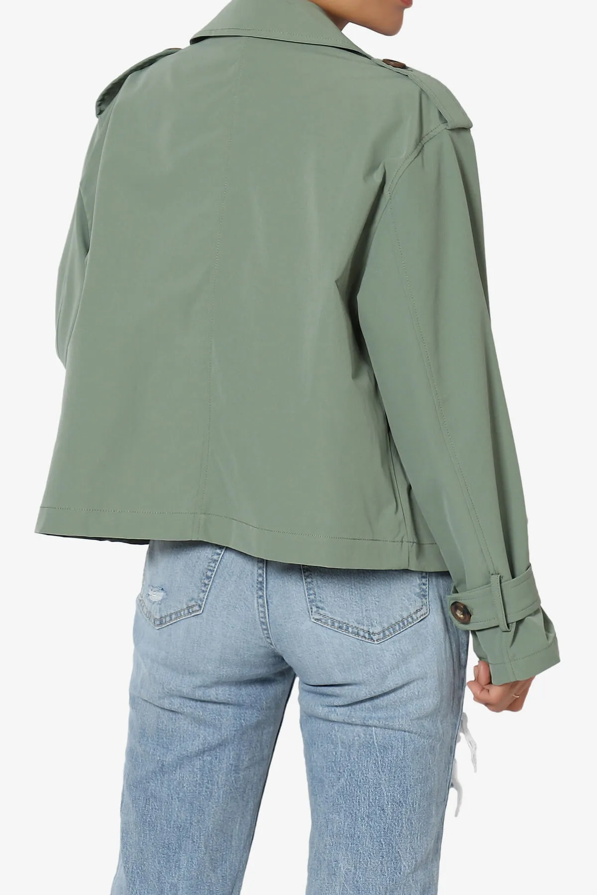 Brixton Cropped Trench Jacket