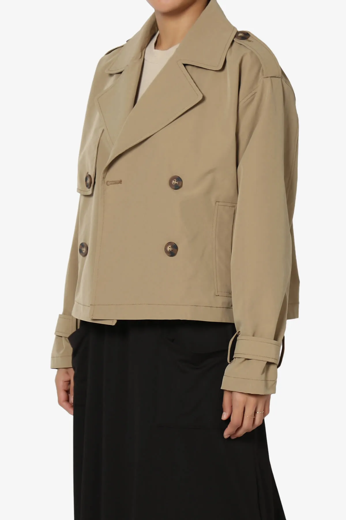 Brixton Cropped Trench Jacket