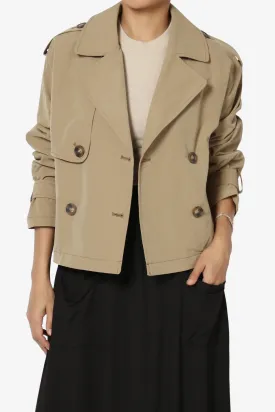 Brixton Cropped Trench Jacket