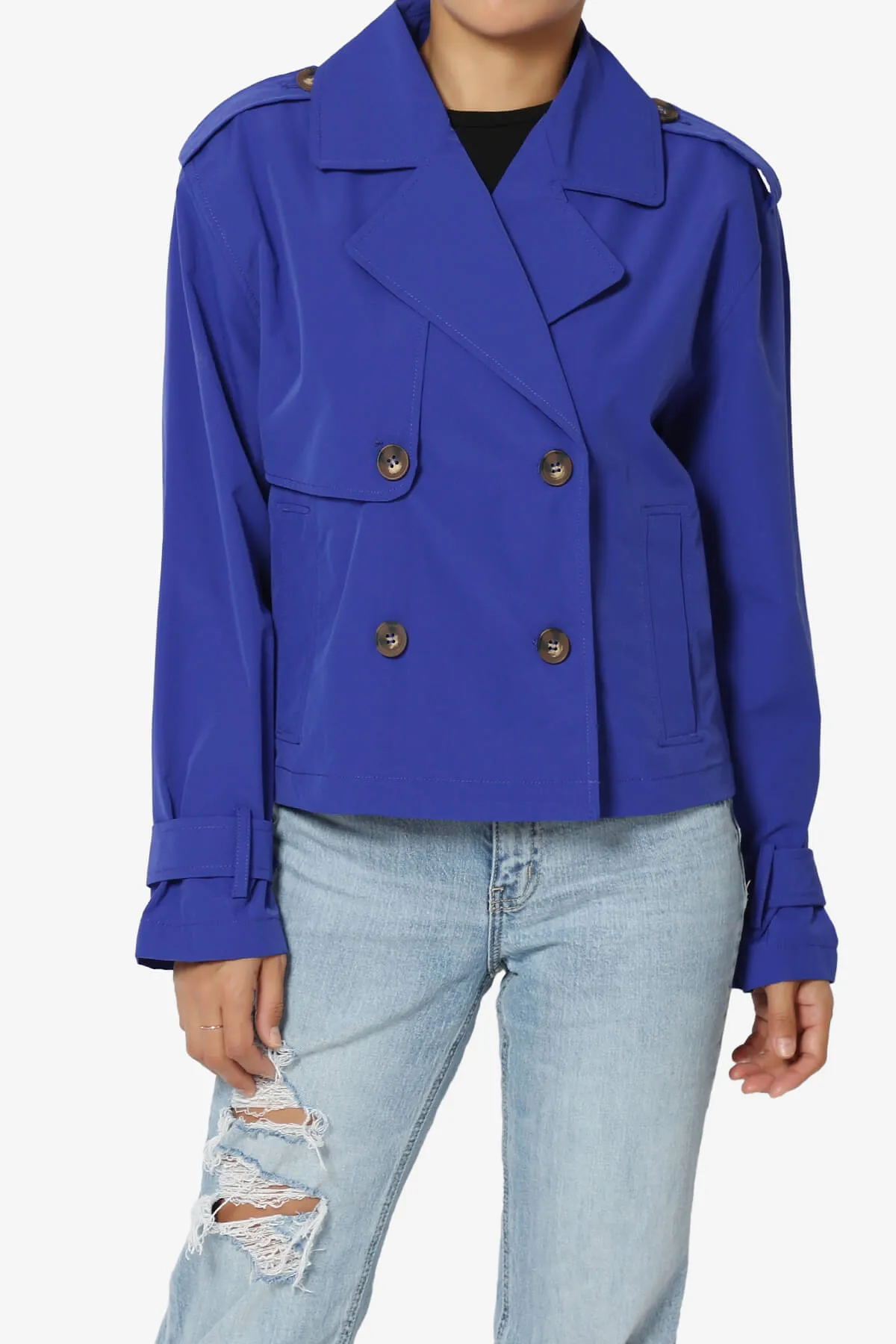 Brixton Cropped Trench Jacket