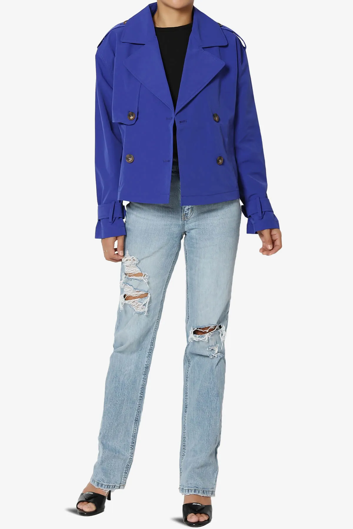 Brixton Cropped Trench Jacket