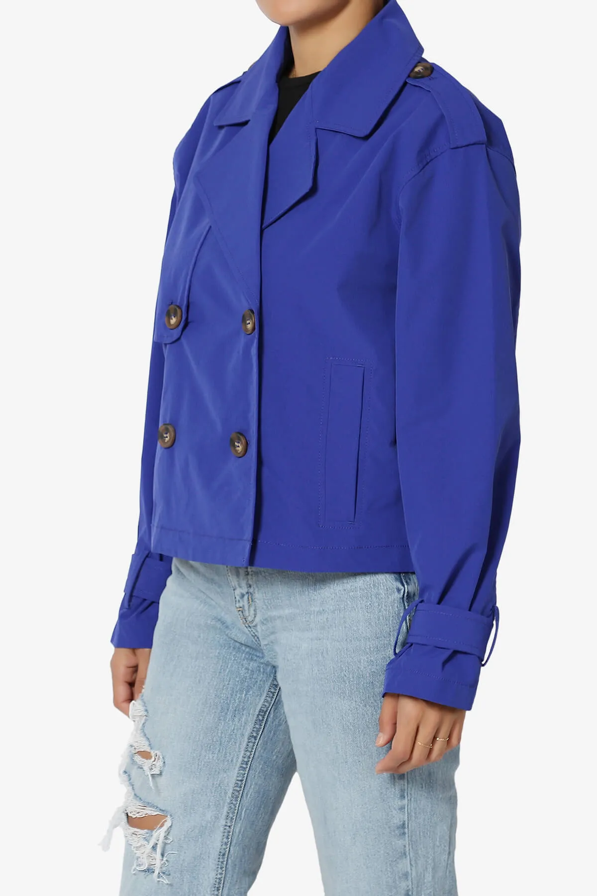 Brixton Cropped Trench Jacket