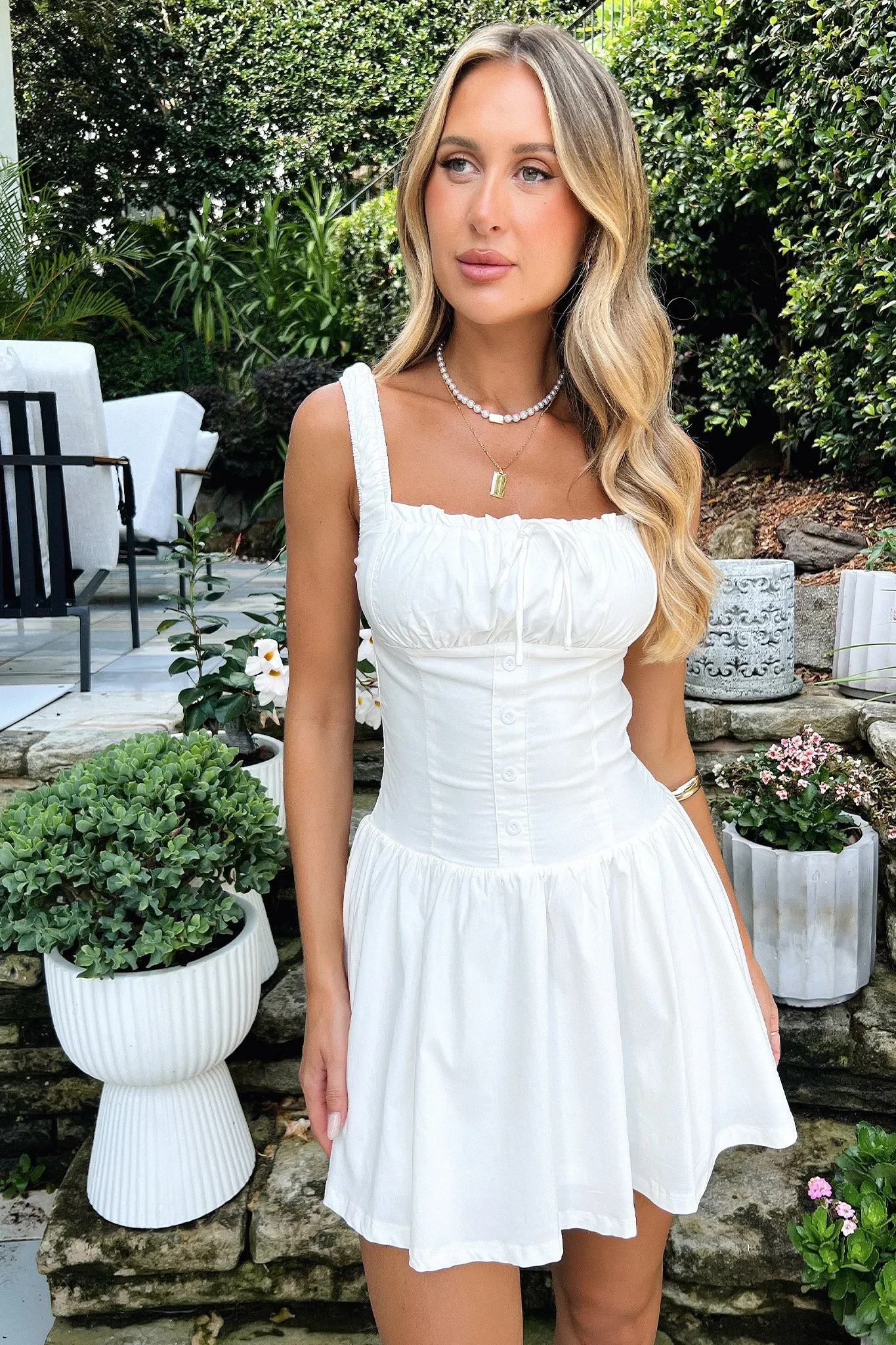 Carissa Dress - White