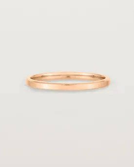 Chamfered Wedding Ring | 2mm