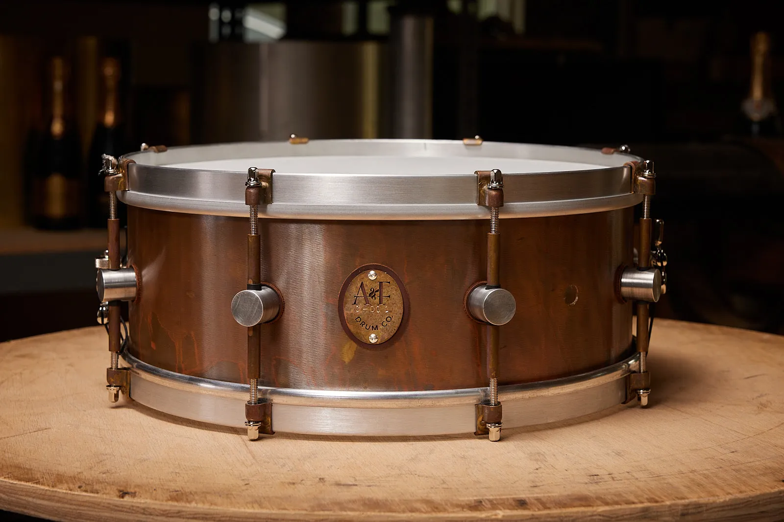 Champagne Brass Snare Drum