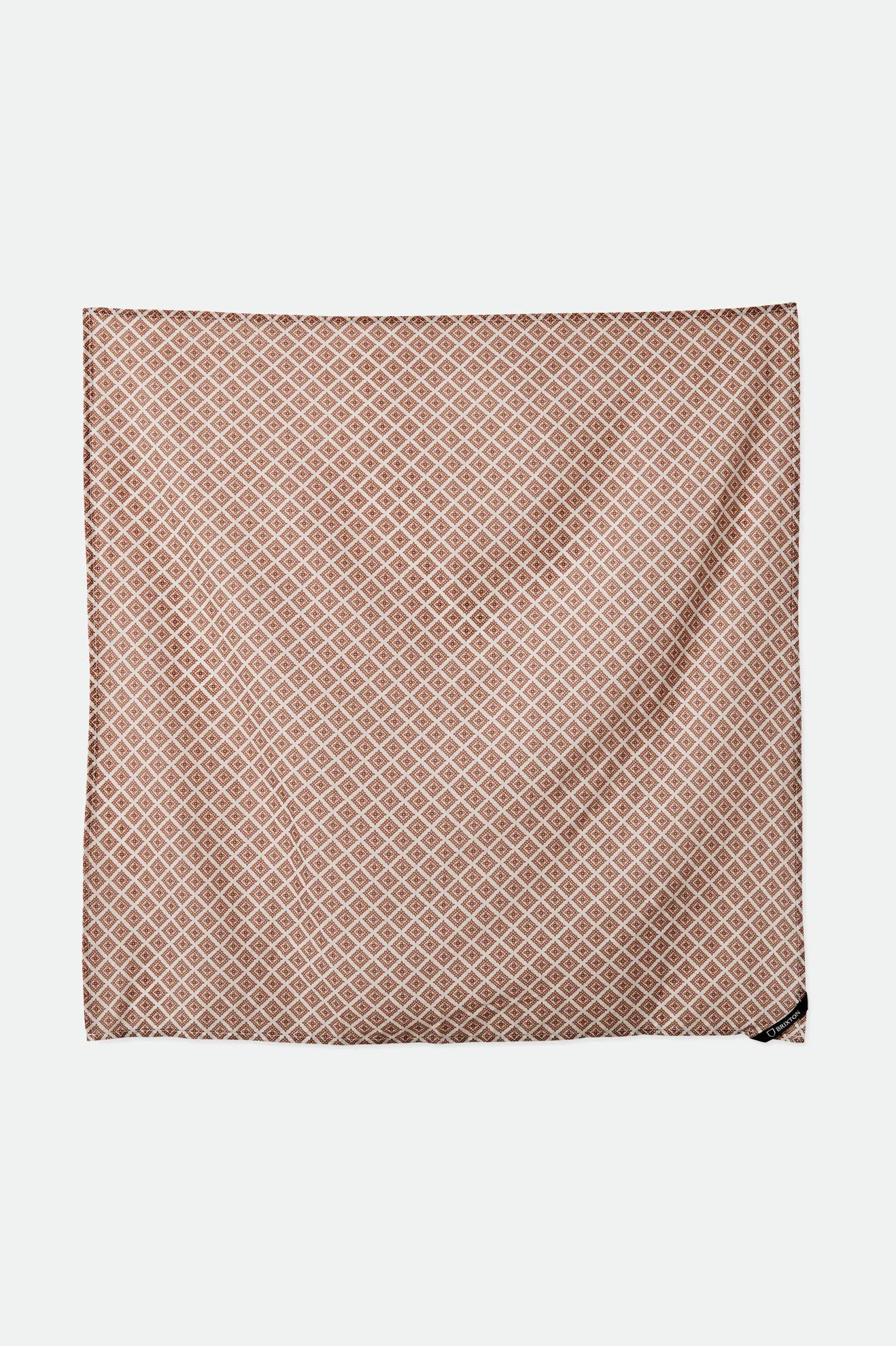 Charter Bandana - Off White/Dark Brick