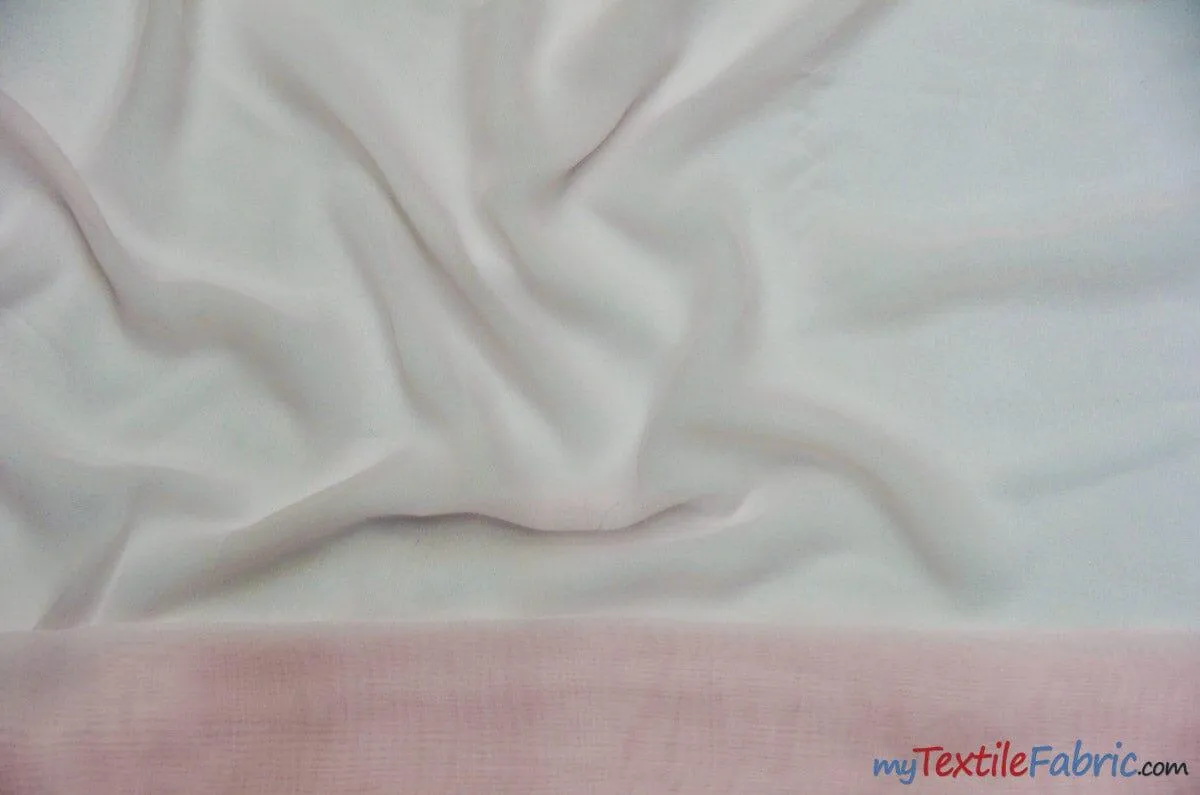 Chiffon Fabric | Super Soft & Flowy | 60" Wide | By the Continuous Yard | Multiple Colors |