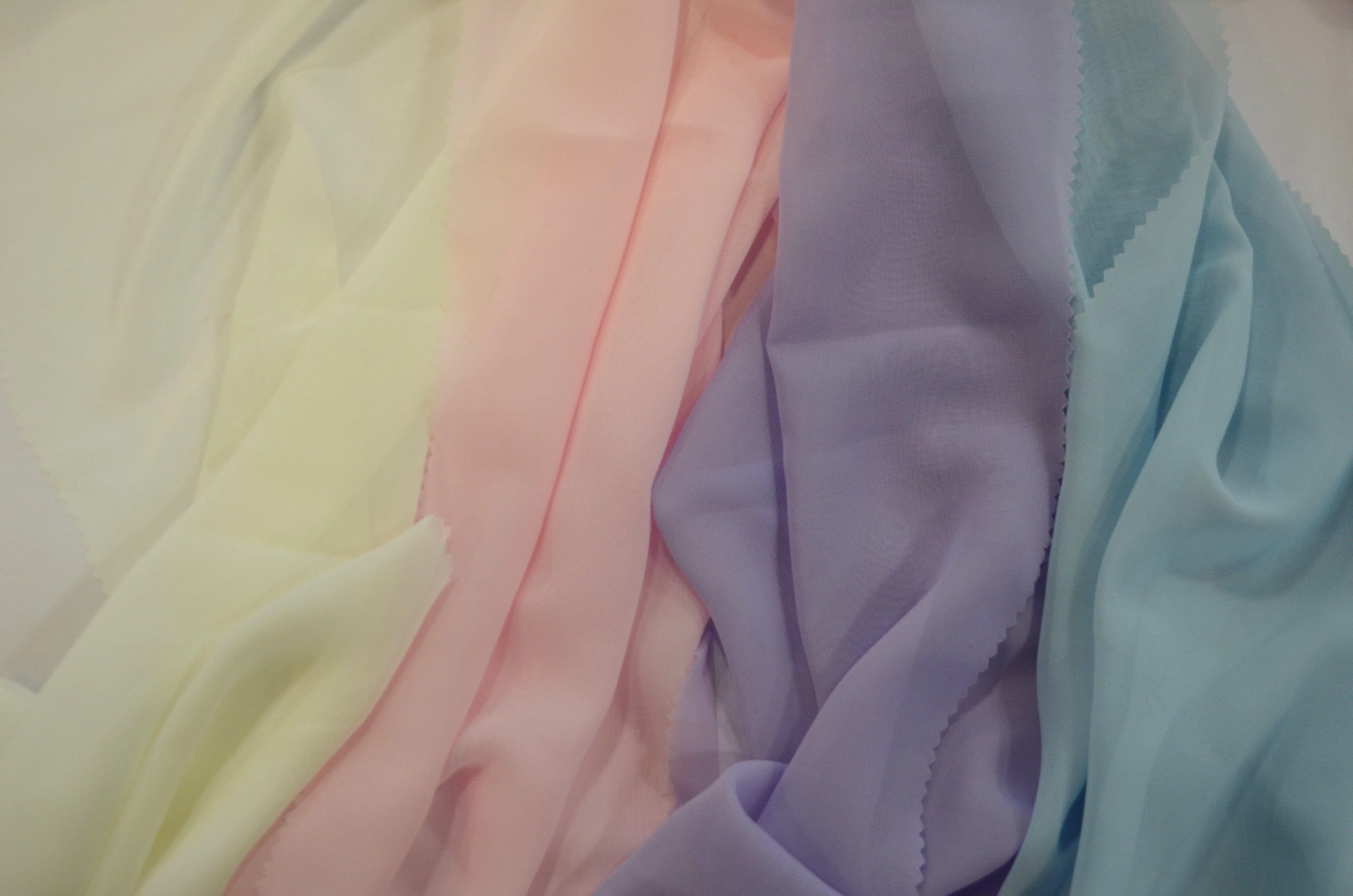 Chiffon Fabric | Super Soft & Flowy | 60" Wide | By the Continuous Yard | Multiple Colors |