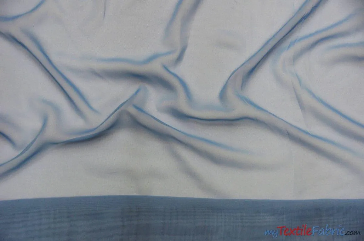 Chiffon Fabric | Super Soft & Flowy | 60" Wide | By the Continuous Yard | Multiple Colors |