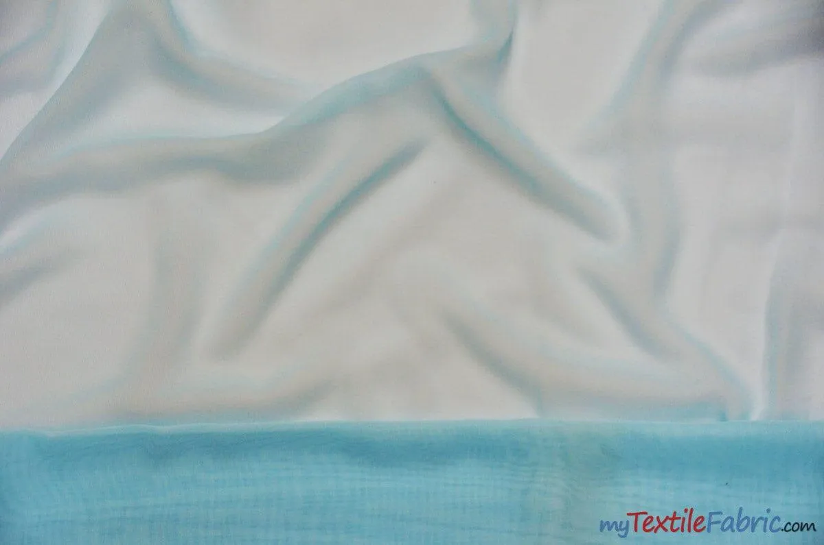 Chiffon Fabric | Super Soft & Flowy | 60" Wide | By the Continuous Yard | Multiple Colors |