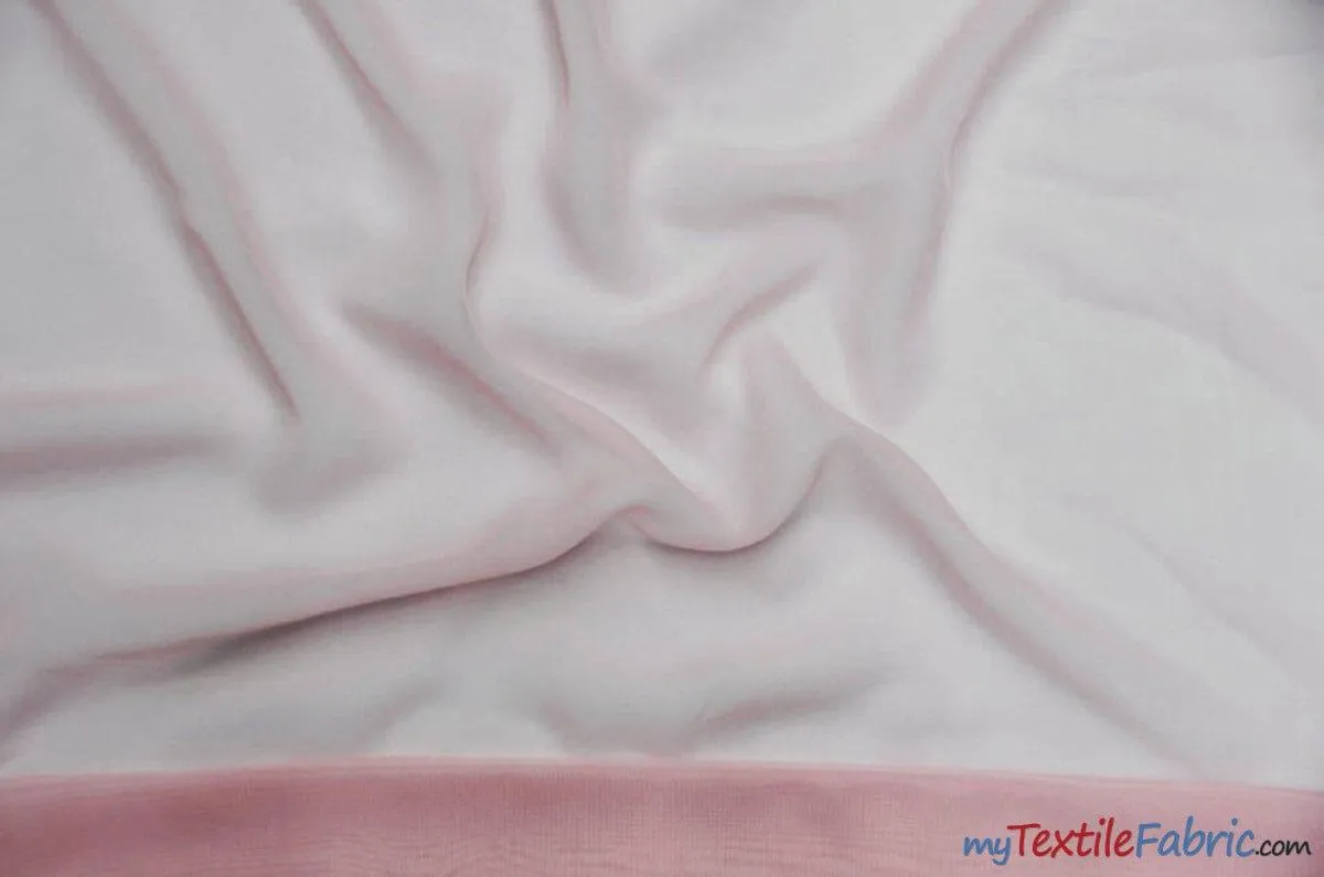 Chiffon Fabric | Super Soft & Flowy | 60" Wide | By the Continuous Yard | Multiple Colors |