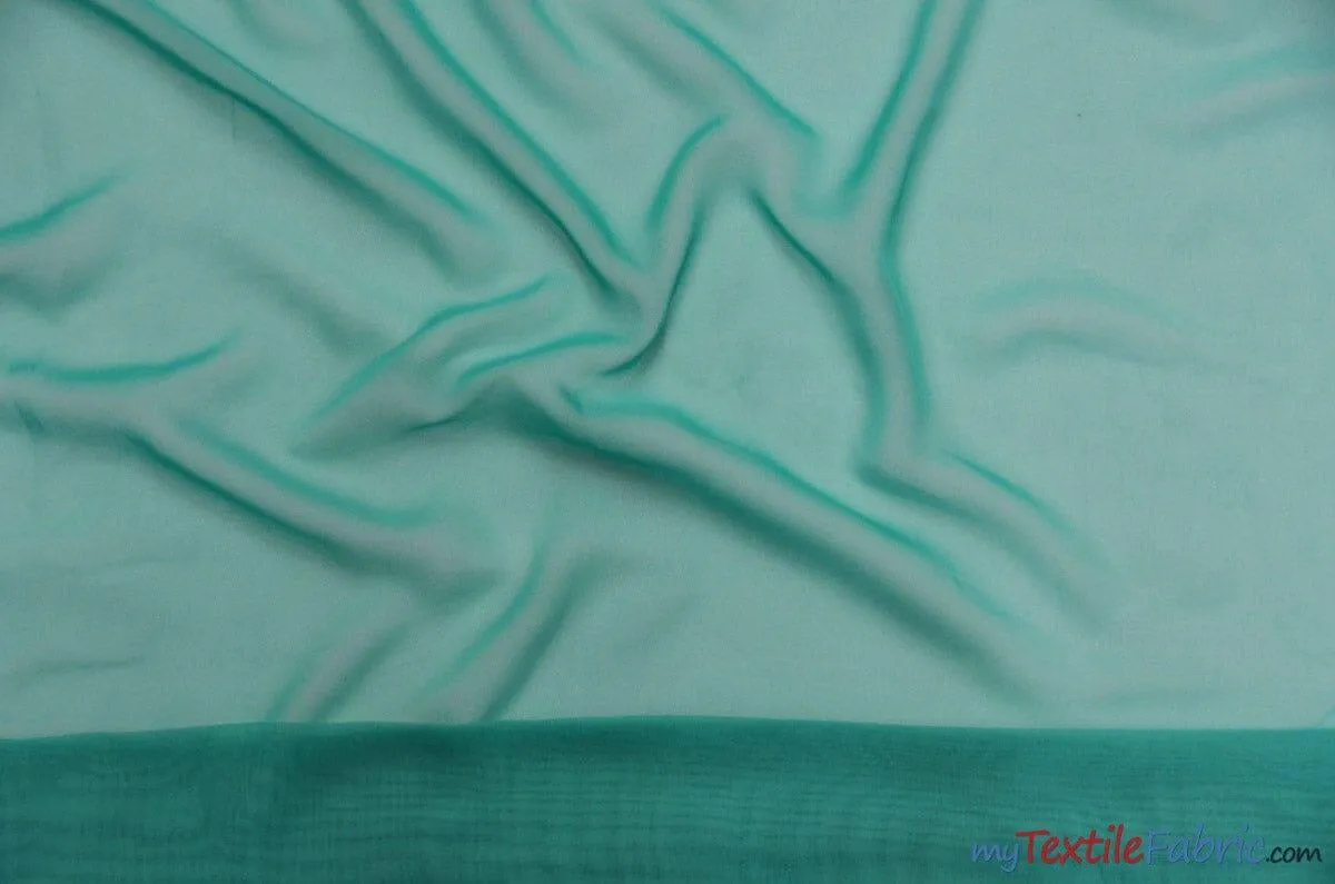 Chiffon Fabric | Super Soft & Flowy | 60" Wide | Wholesale Bolt | Multiple Colors |