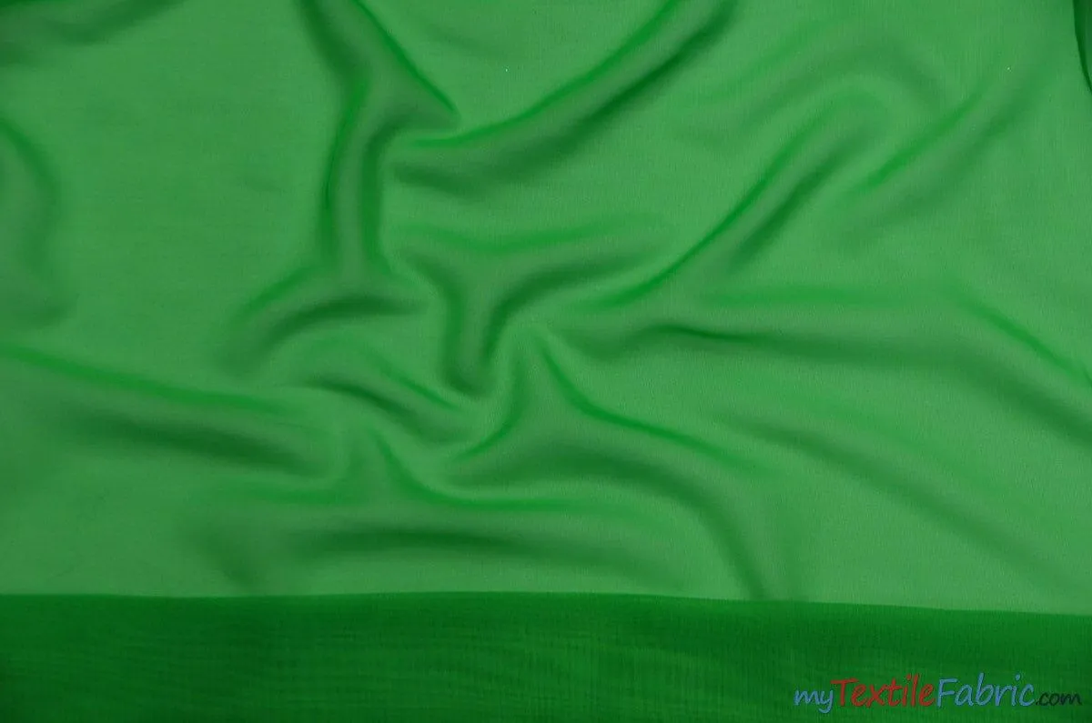 Chiffon Fabric | Super Soft & Flowy | 60" Wide | Wholesale Bolt | Multiple Colors |