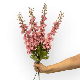 Delphinium Spray Dusty Pink Artificial Flowers