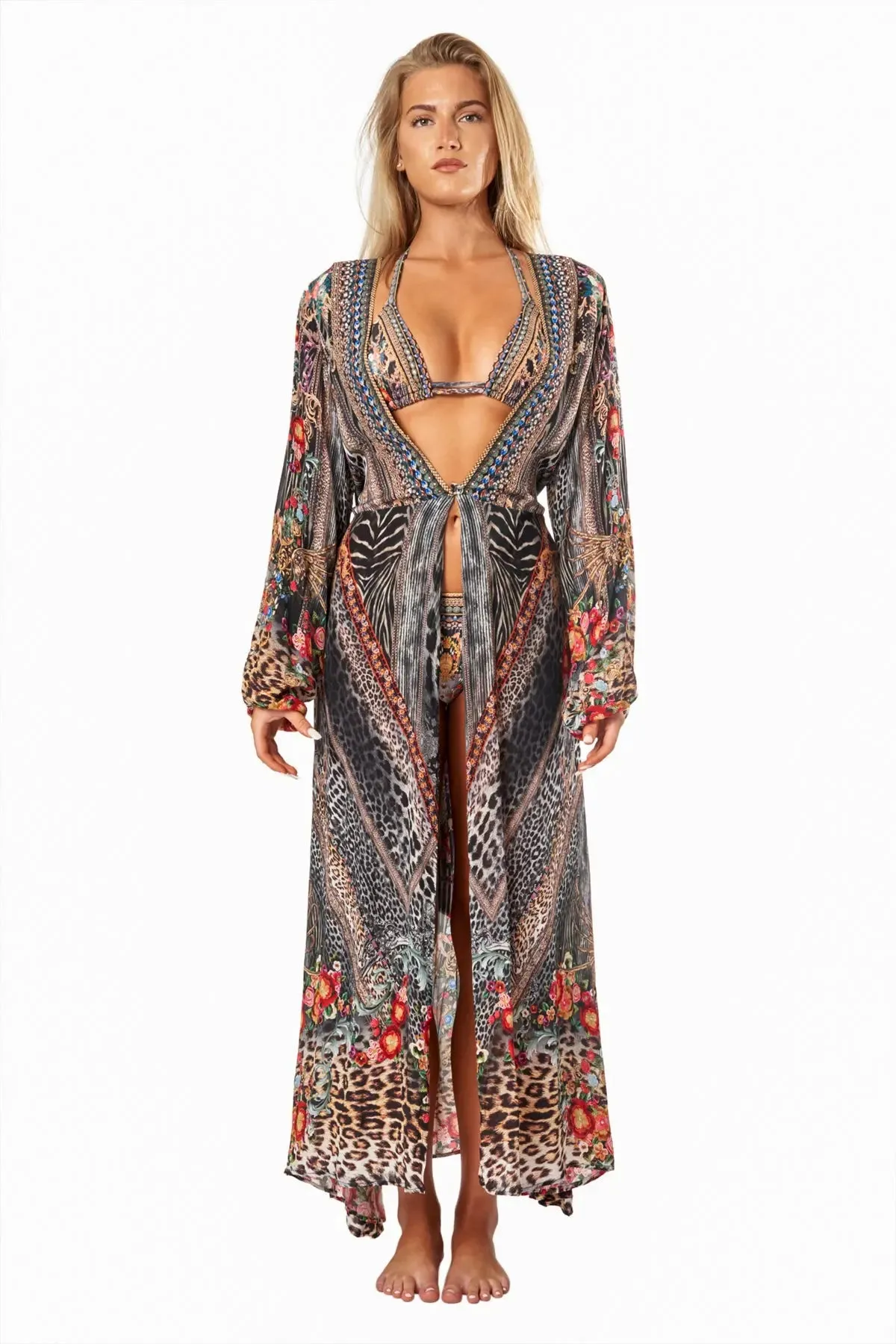 Eclectic Jungle Women's Maxi Wrap Dresses