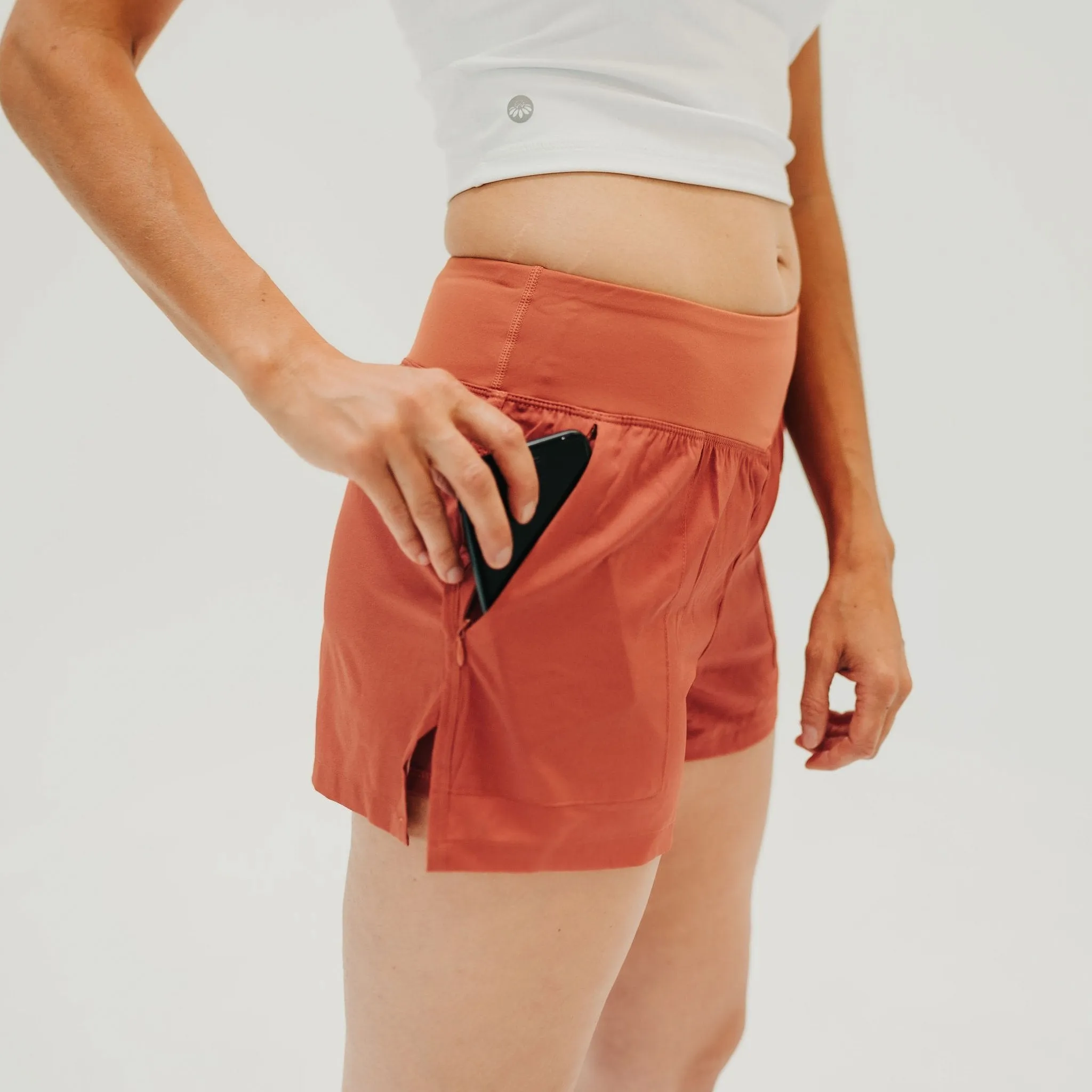 Elevate Shorts - Burnt Amber