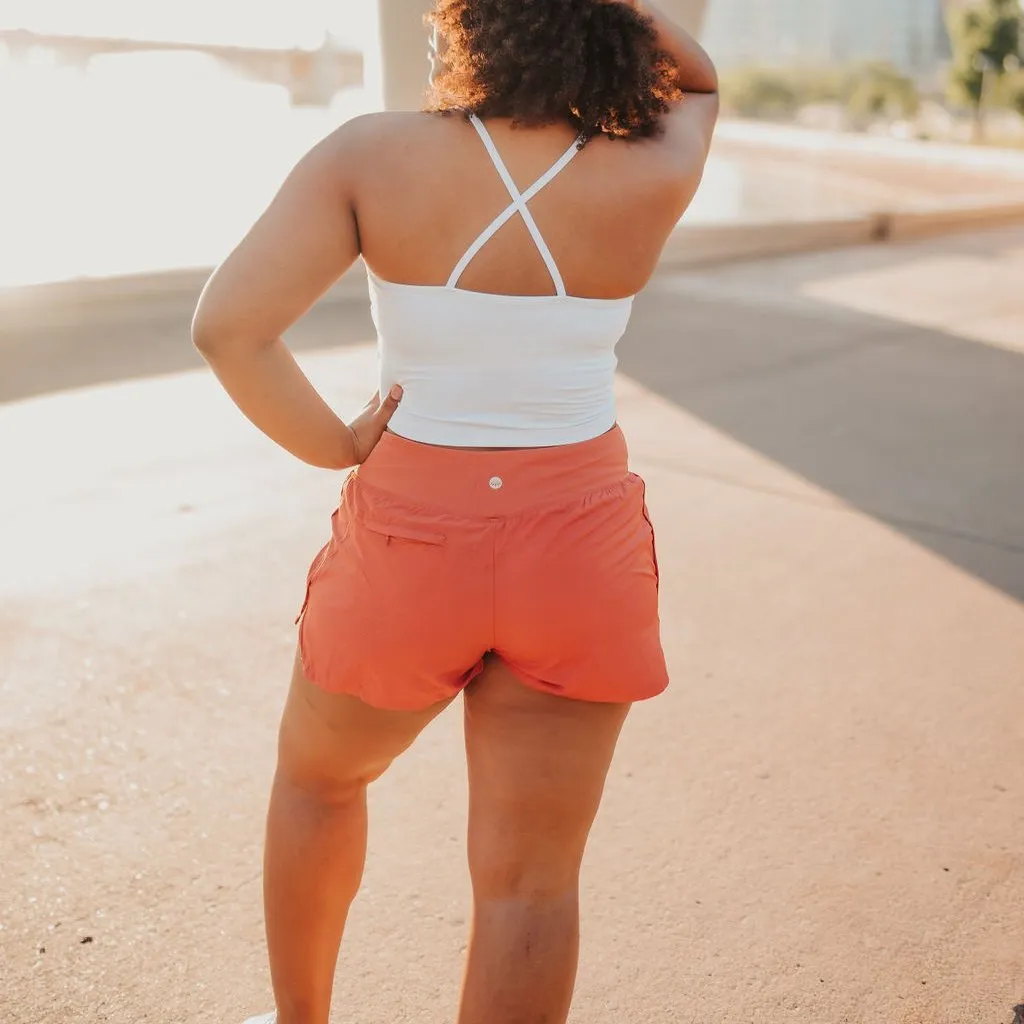 Elevate Shorts - Burnt Amber