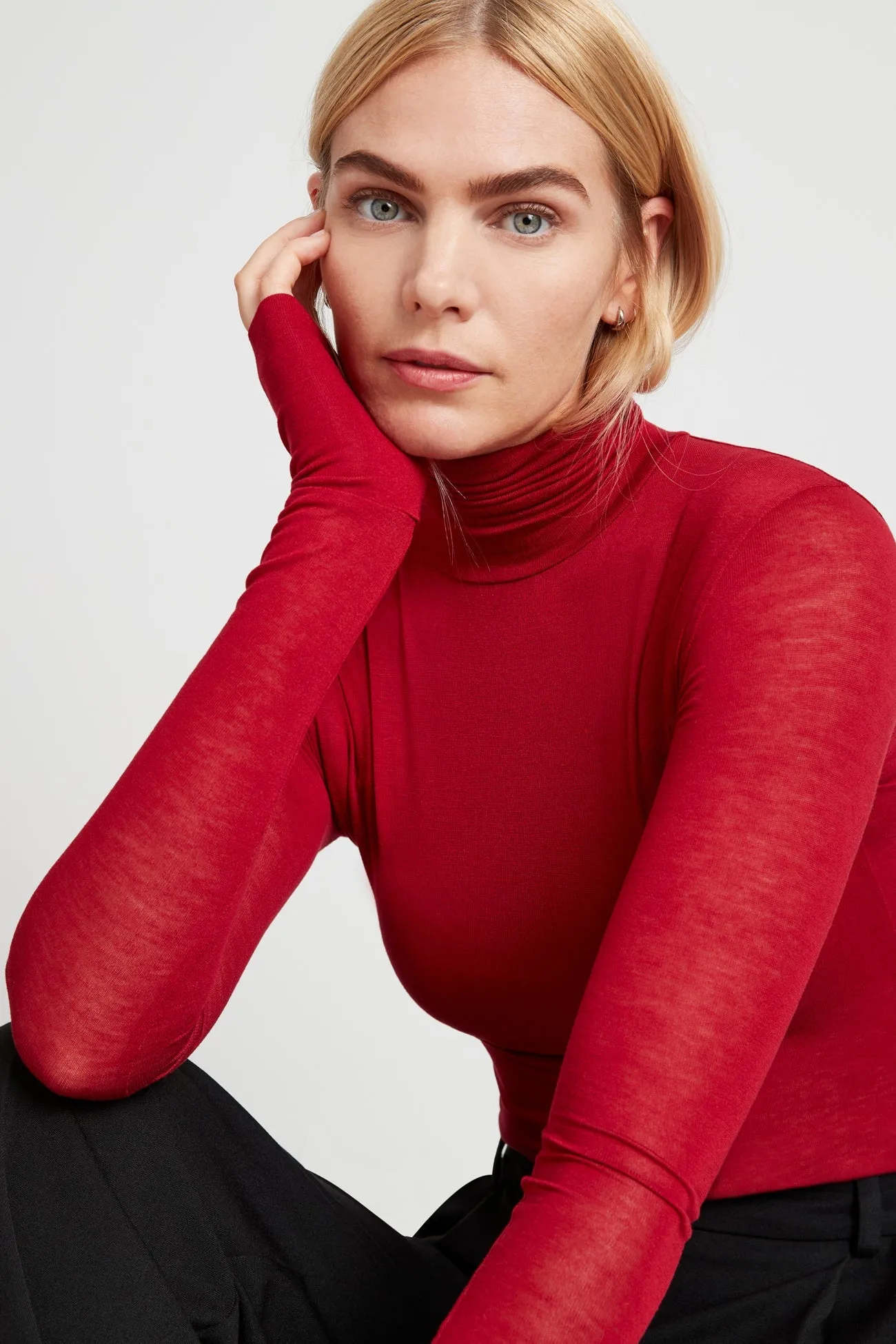 Eloise Sheer Turtleneck