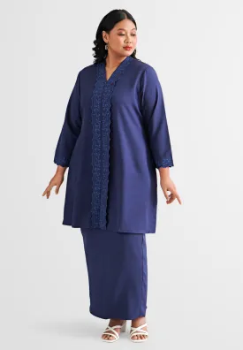 Elzia Minimalist Embroidery Kebaya Set