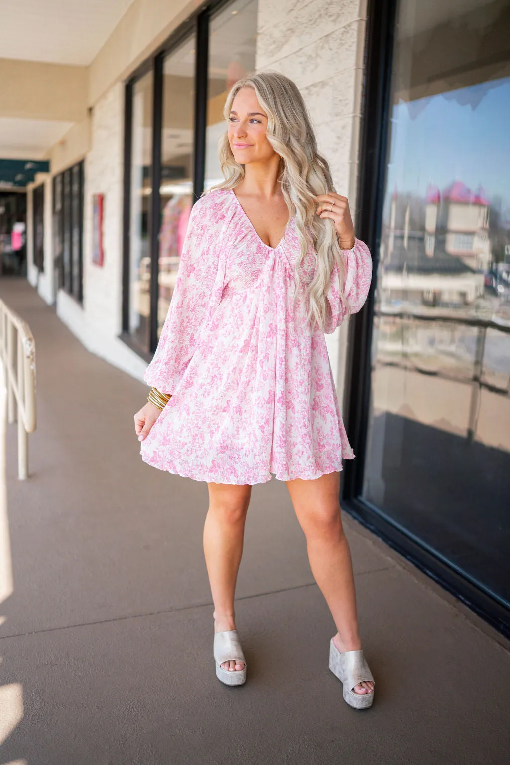 Enchanted Favorite Pink Floral Dress