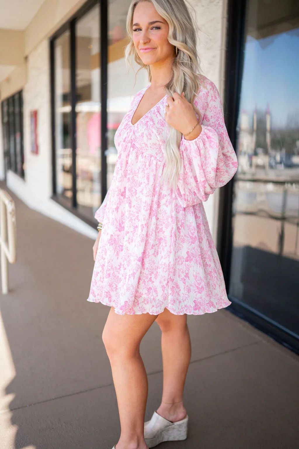 Enchanted Favorite Pink Floral Dress